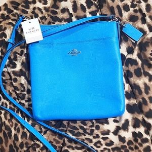 NWT Coach leather crossbody purse